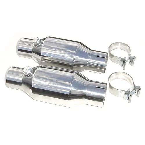 Universal High Flow 2.5 Inch Mini Catalytic Converters Ceramic Substrate Pypes Performance Exhaust