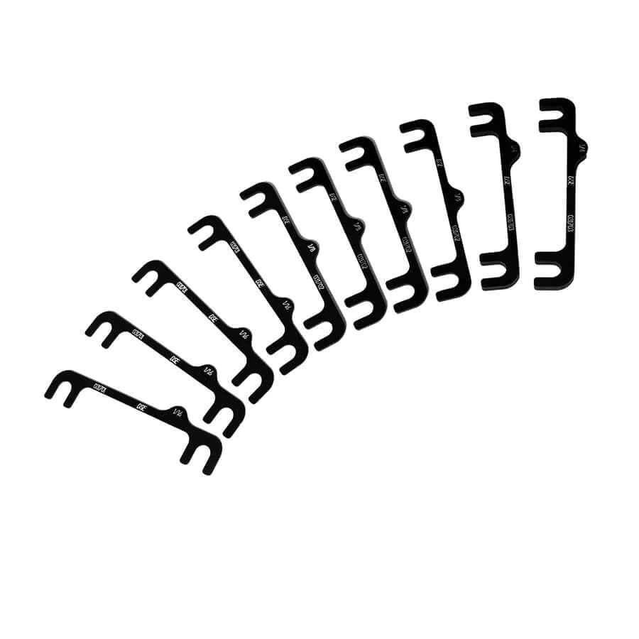 Detroit Speed 031715DS Detroit Speed Camber Shim Track Kit - Stock Subframe