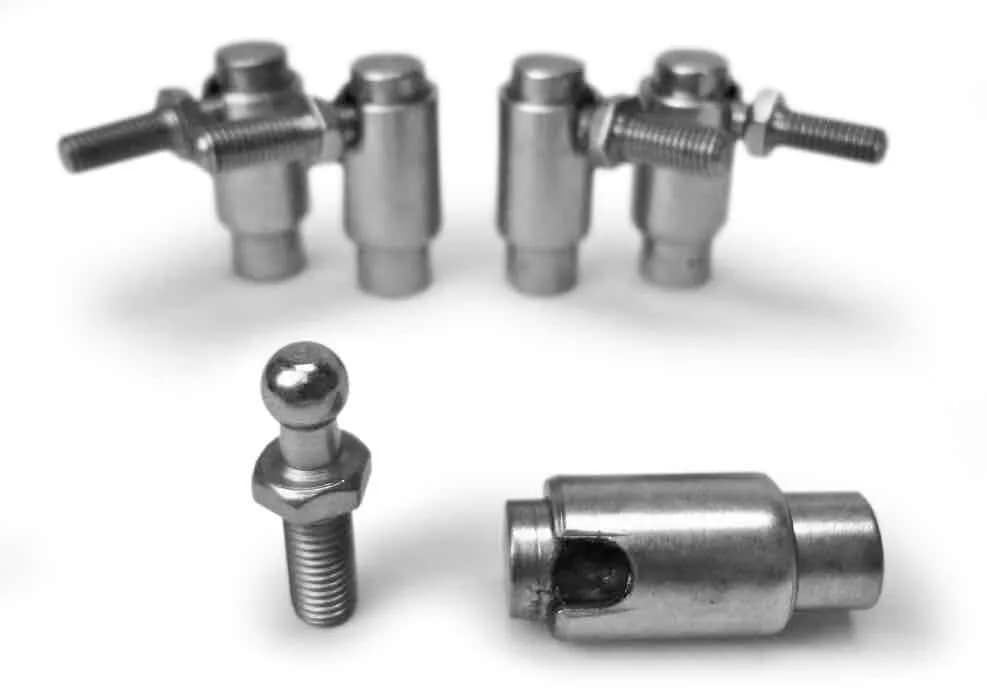 Quick Disconnect Plated Steel 1/4-28 5 Pack