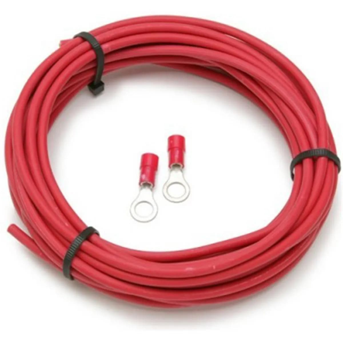 Racing Safety Charge Wire Kit; Incl. 25 ft. Of 8-Gauge Wire/[2] Connectors;