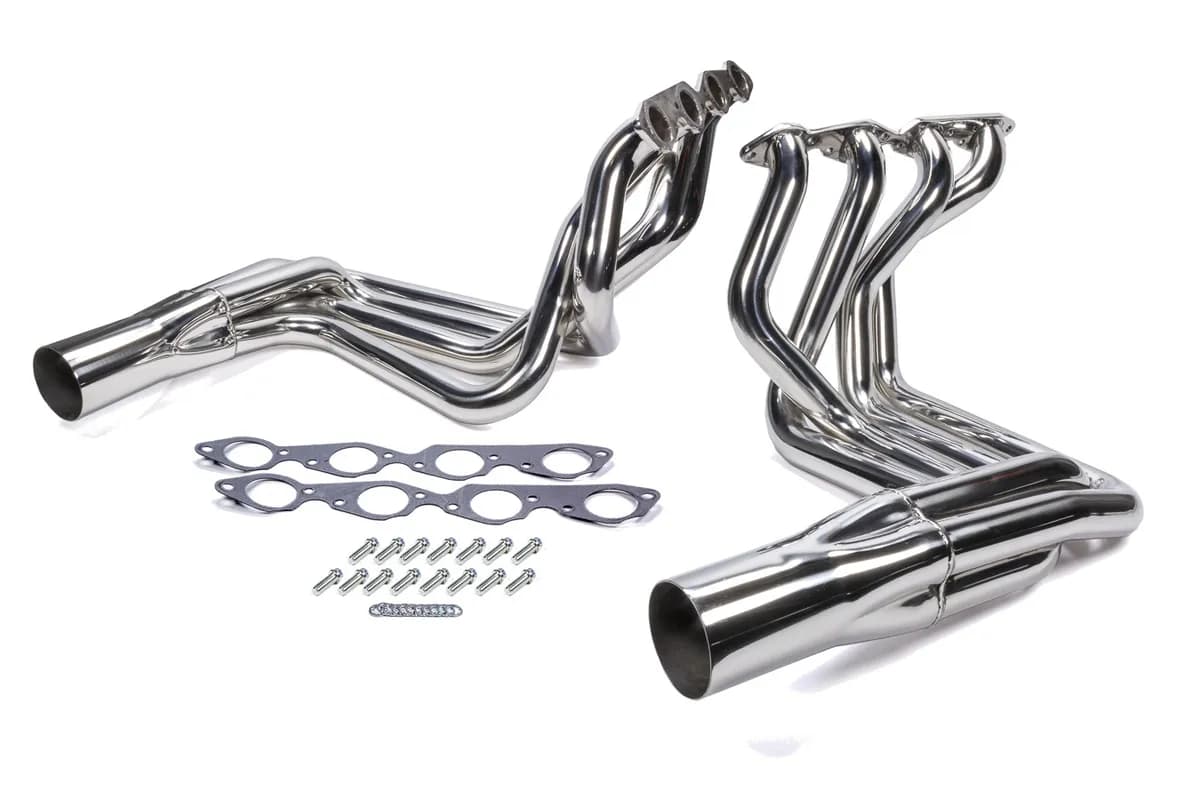 Doug's Sidemount Header 63-82 Corvette 396-454 BBC Non Cat, no EGR or A.I.R. 2 1/8" Primary 4" Collector Polished Stainless Steel D381-SS