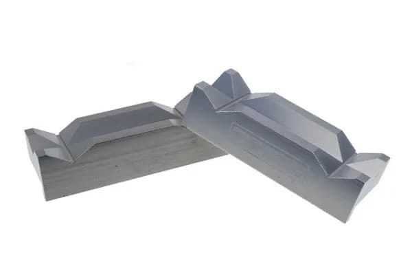 4 Clear Anodized Aluminum Vise Jaws