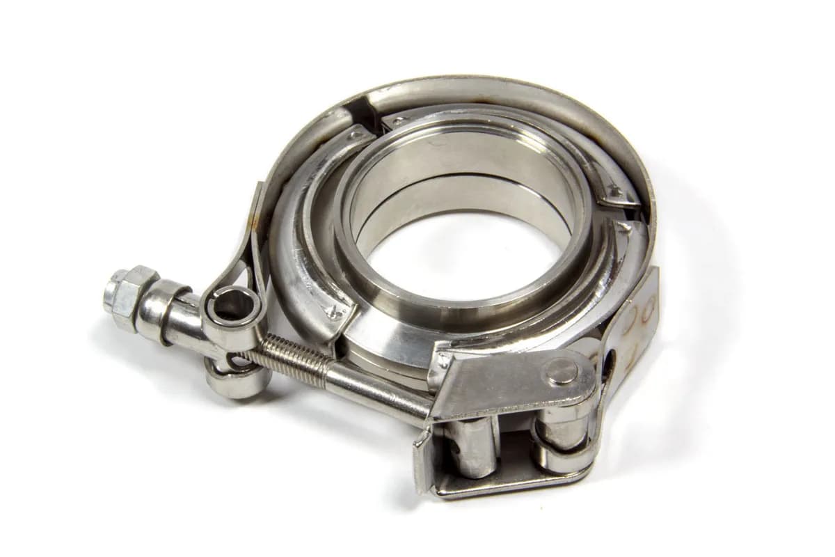 V-Band Flange Assembly; 1.75 in. OD Tubing; 2.4375 in. Flange OD; 304 Stainless Steel;