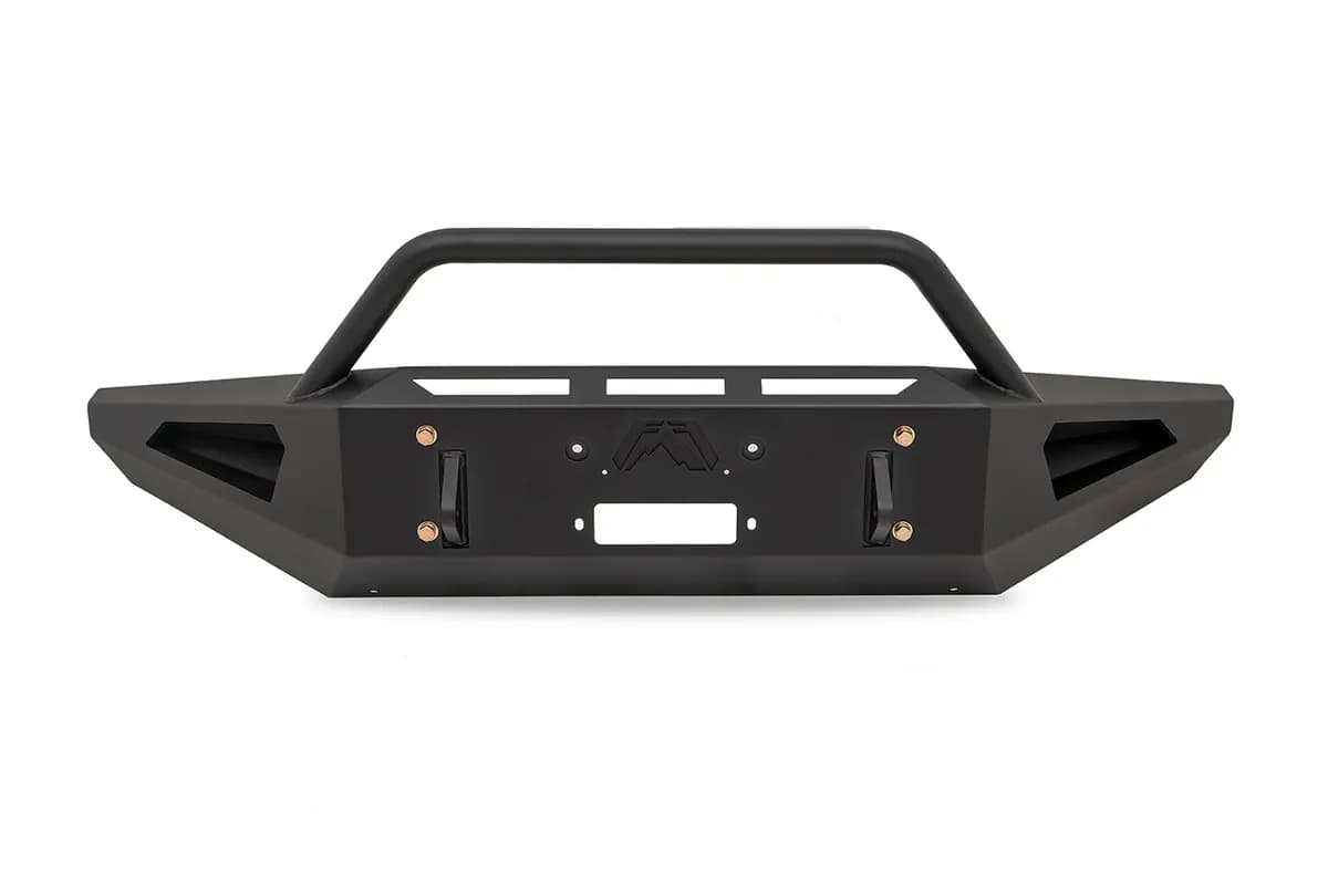 1722 F250/F350/F450/F550 Red Steel Front w/ Prerunner Guard Bumper