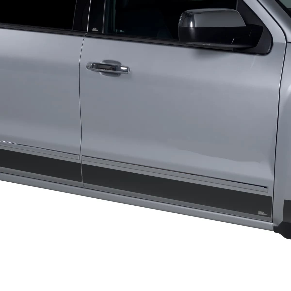 0714 Sierra 1500/0713 Sierra 2500 Crew Cab & HD Crew Cab 6.5 Ft Black Platinum Rocker Panels