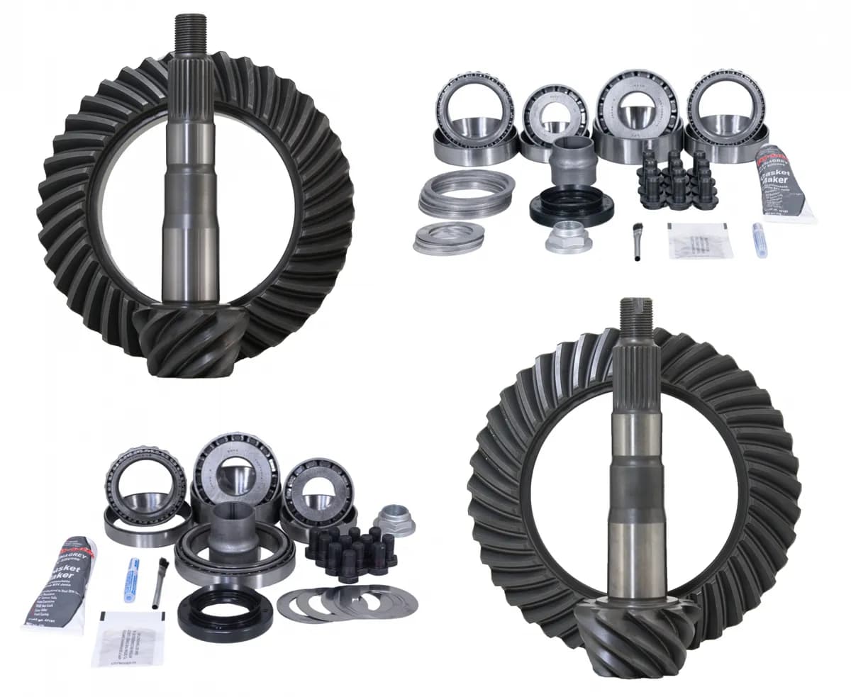 Toyota 4cyl IFS 90-95 Gear Package 87.5 with 4.88 Front and Rear Gears and Koyo Master Kits