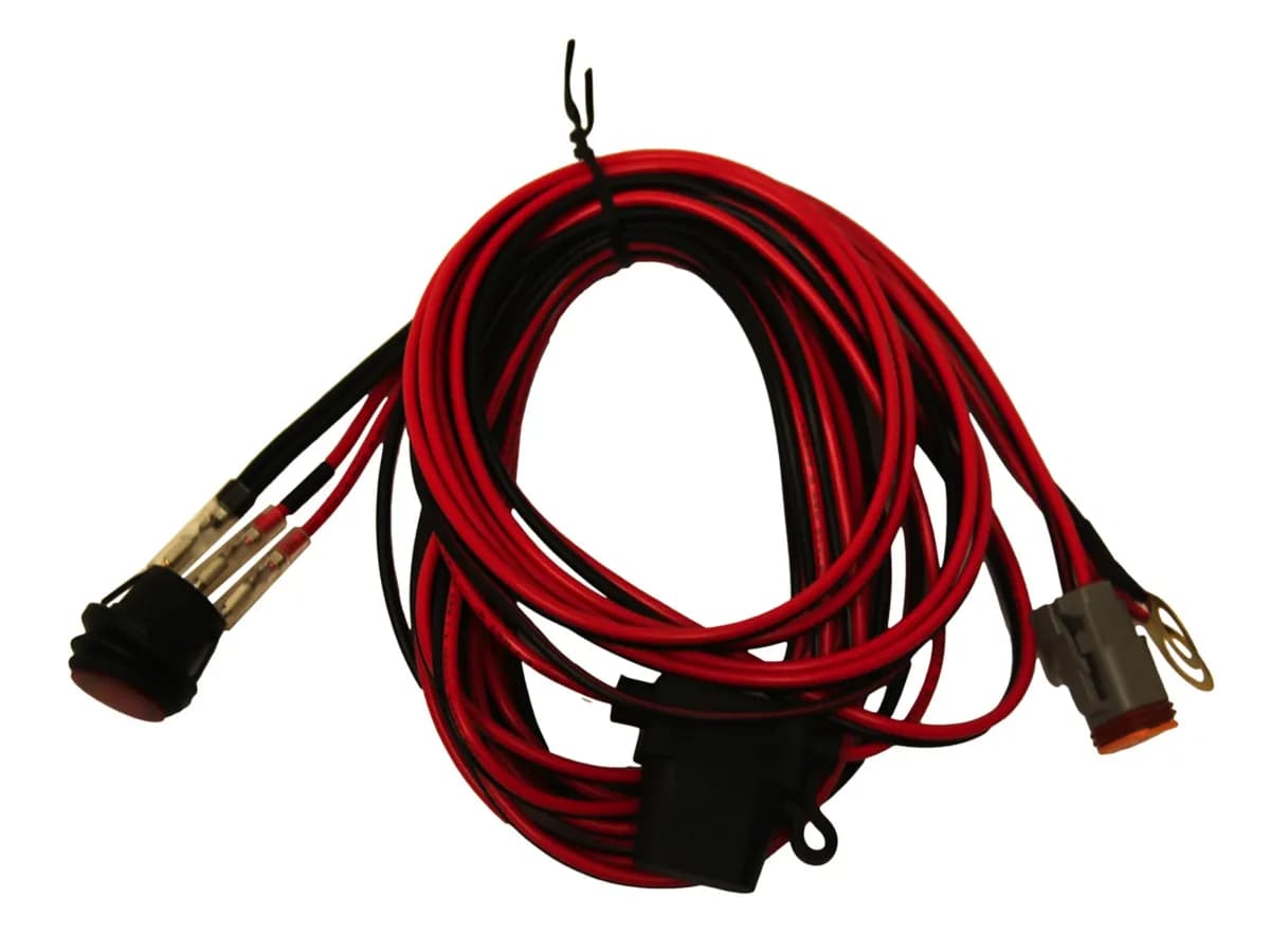 RIGID Industries 40194 Wire Harness, Fits 4-6 Inch E-Series, 6-10Inch SR-Series, Single Unit Pods