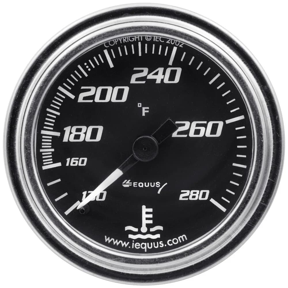 2 in. Chrome Mechanical Water Temperature Gauge