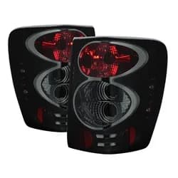 Jeep Grand Cherokee 99-04 Euro Style Tail Lights - Black Smoke