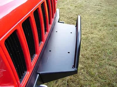 Rock Hard 4x4 Patriot Series Front Bumper Winch Plate w/ Fairlead Mount - XJ/WJ/ZJ