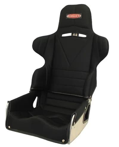 Kirkey Racing 65 Series Adjustable Road Race Seat Kit - Adjustable Layback Race Seat with Black Cover