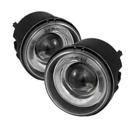 Dodge Charger 06-10 / Caliber 07-12 / Caravan 05-07 / Nitro 07-11 / Avenger 08-10 / Chrysler Pacifica 04-08 /Sebring Sedan 07-10 / Sebring Conv. 08-10 / Jeep Patriot 07-09 / Compass 07-10 Halo Projector Fog Lights (Does not fit SRT-4) w/Switch - Clear