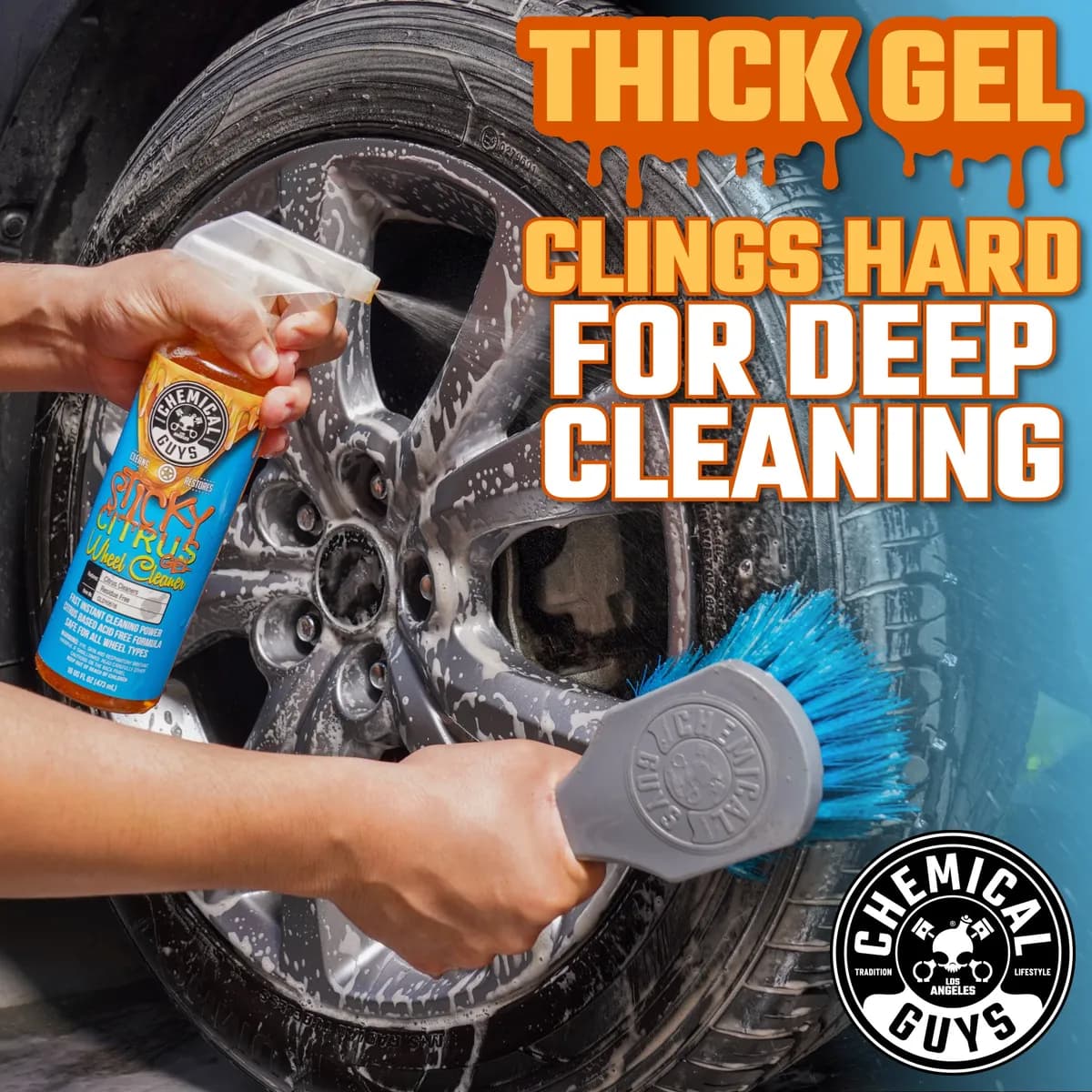 Sticky Gel Citrus Wheel Cleaner(1 Gal)