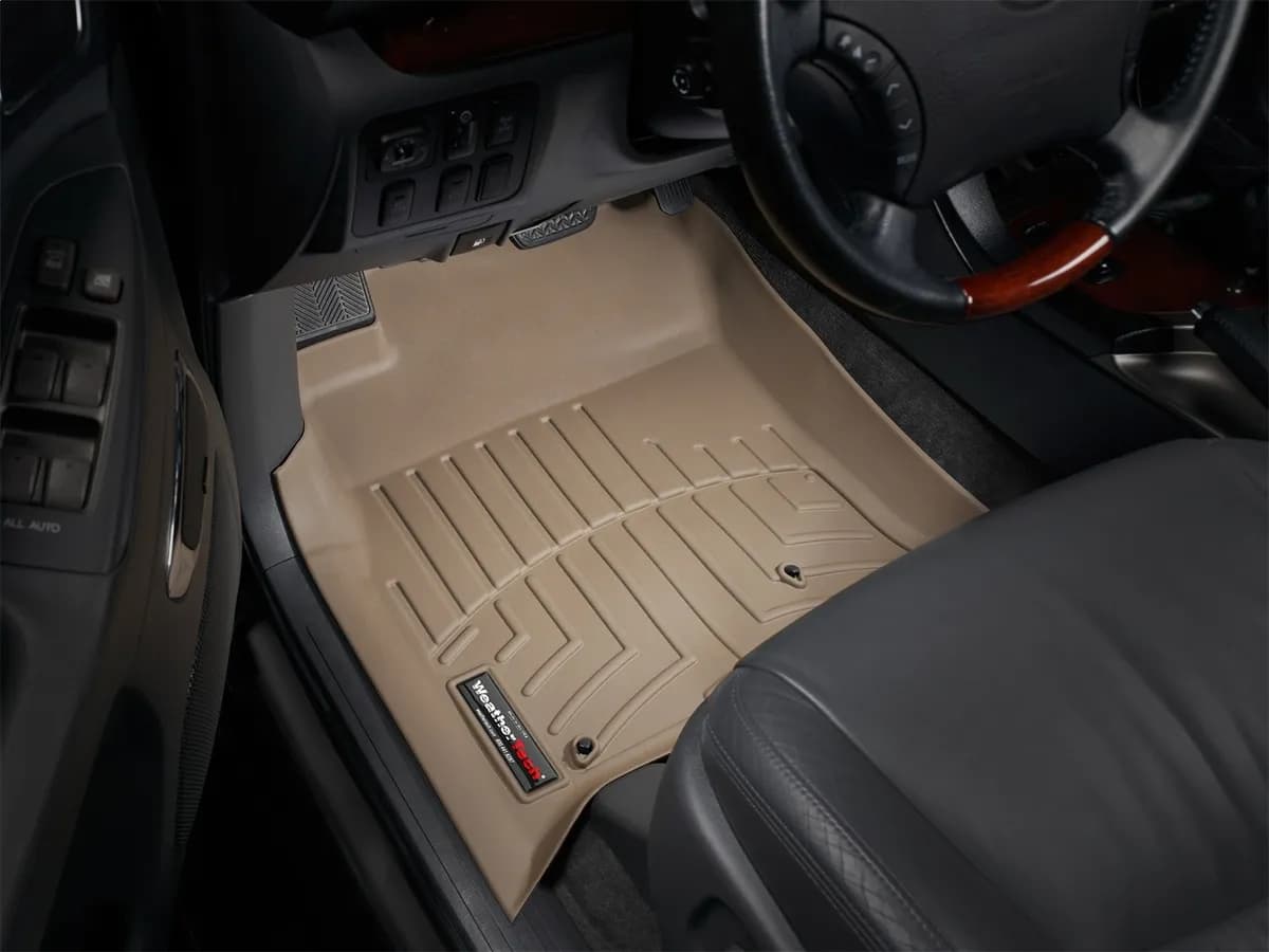 2003 - 2006 Lexus GX470 Tan Front FloorLiner w/o Rear Seat Entertainment System