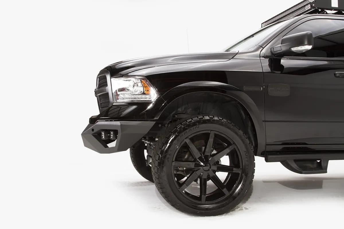1318 RAM 1500 Vengeance Front Sensor Bumper w/ no Guard Matte Black