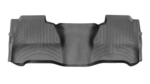 Black Rear FloorLiner Chevrolet Silverado GMC Sierra/Sierra Denali 2500/3500 1500 2014 2015 Fits with OEM Rear Under Seat Storage