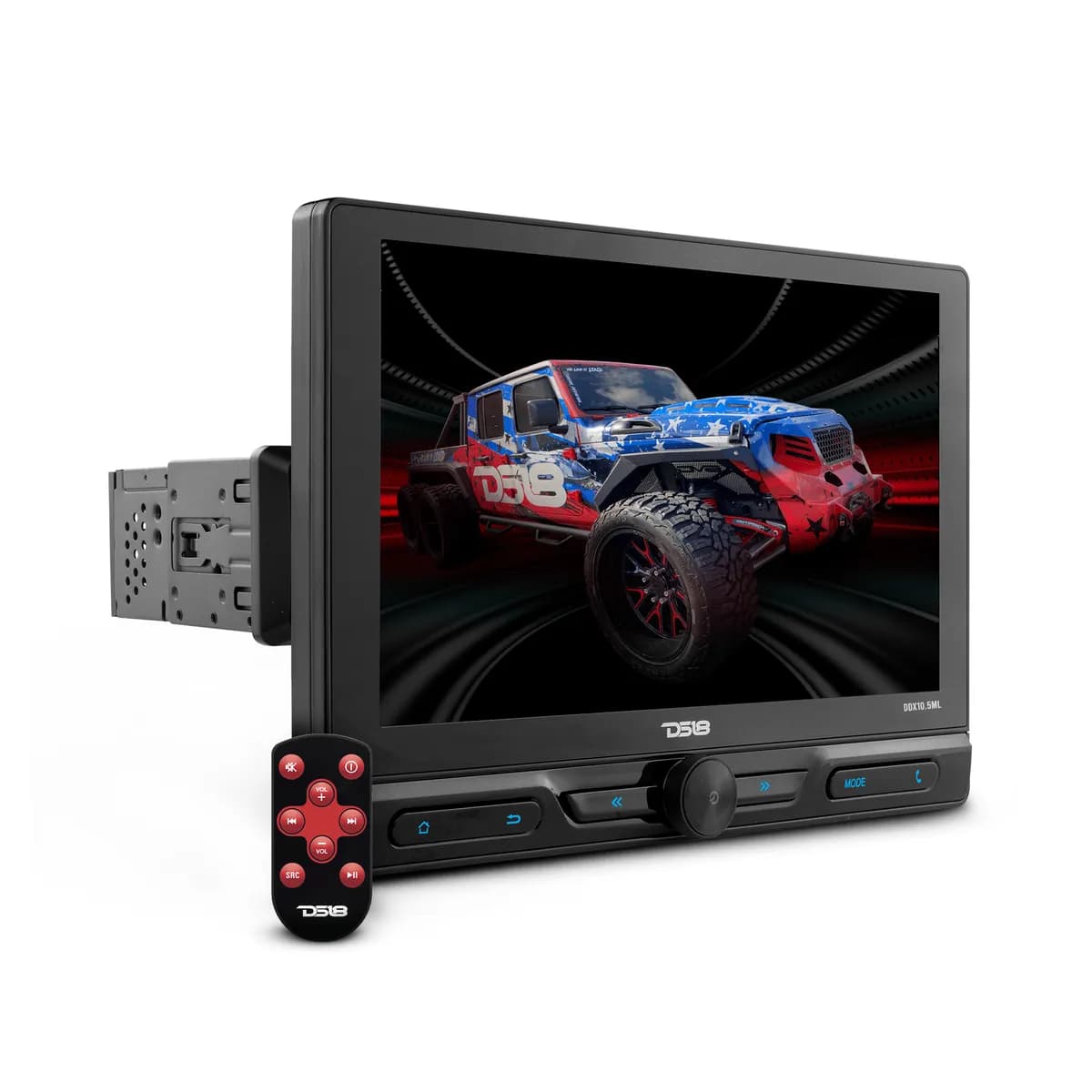 10 .5” Floating Swivel Modular Touchscreen | Mechless Single-Din | Mirror Link | Bluetooth 6.9” Multimedia Headunits With Bluetooth And USB