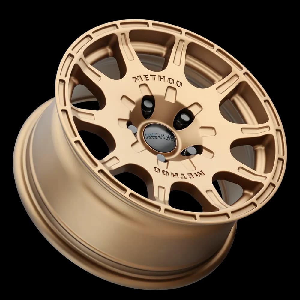 Aluminum Wheels 15x7 Rally VT-Spec MR502 Bolt Pattern 5 On 100 Offset 15 Lip Size 0 Method Bronze BRZ Method