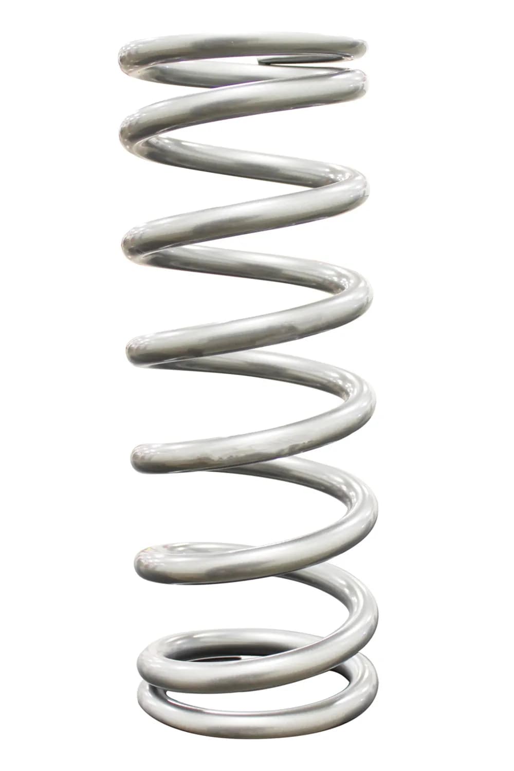 QA1 9HT220 Spring, Cr-Si High Travel 2-1/2 Id 9 X 220 Lbs/In. Silver Pwdr Coat