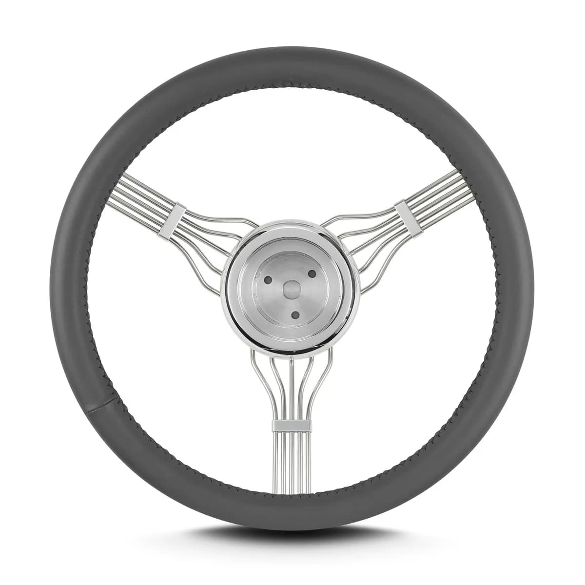 Lecarra Banjo Steering Wheel; Fits w/67-94 GM Hub Adapters; Dark Grey;