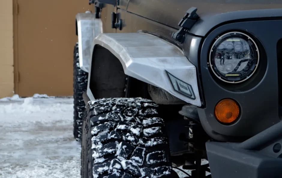 Fenders 2007-2018 Full Set, Wide Texturized Black With Light Provisions