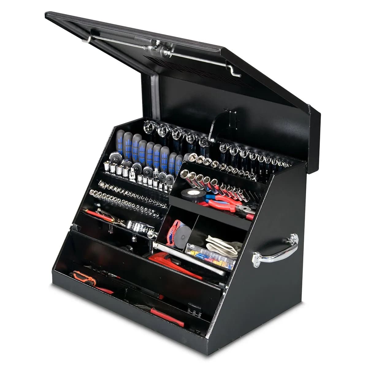 26in x 18in Triangle Toolbox Steel Black