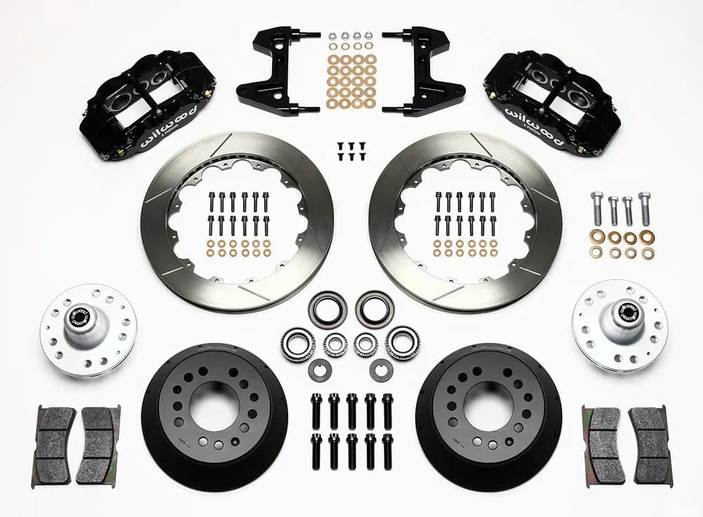 1974 - 1980 Ford, Mercury Forged Narrow Superlite 6R Big Brake Front Brake Kit (Hub) - 140-9801