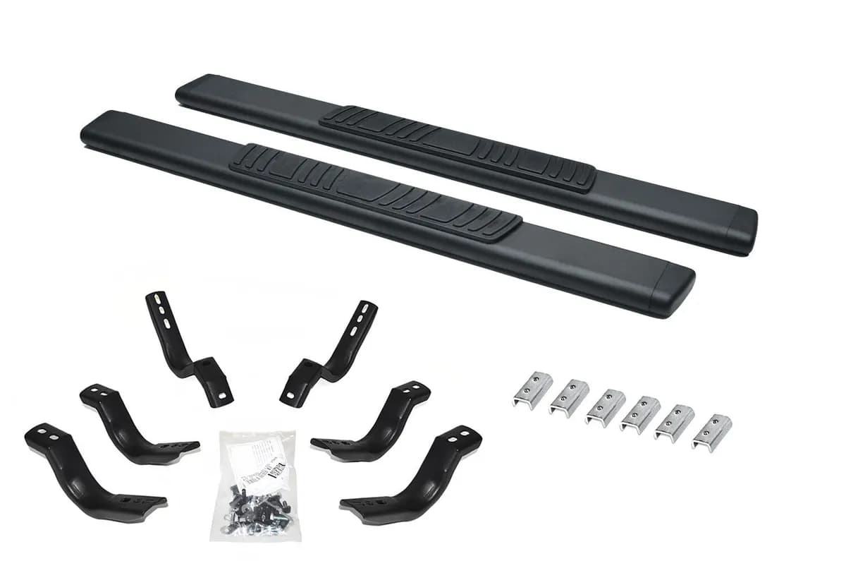 Go Rhino 685409952T - 5 OE Xtreme Low Profile SideSteps With Mounting Bracket Kit - Textured Black