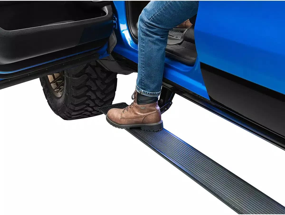 0718 Wrangler JK 4 Door Powerstep Xtreme Black Running Board