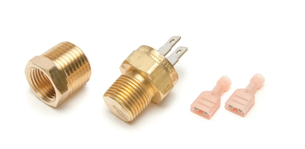 Thermostat; 195 deg. On/185 deg. Off;