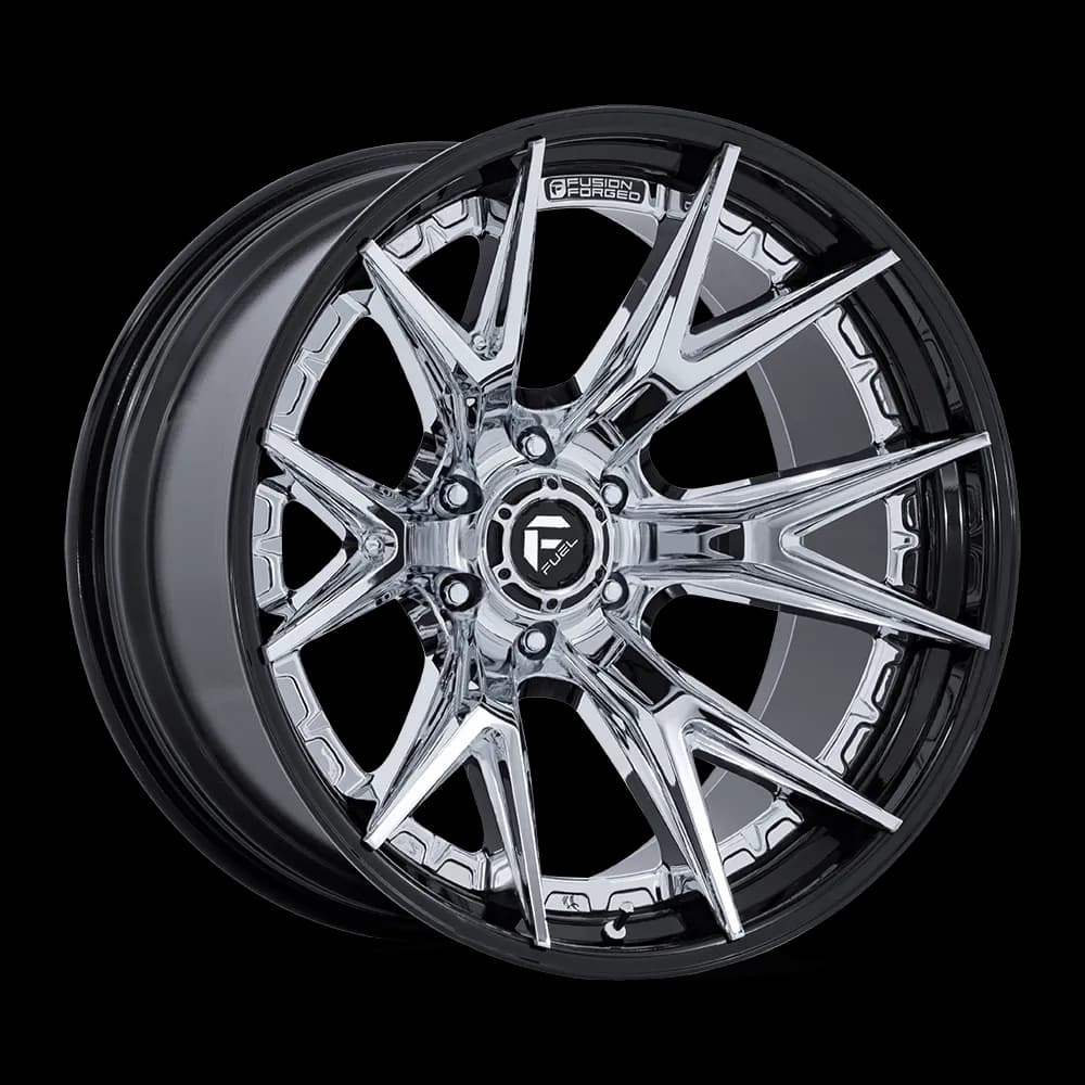 Fuel Wheels | Catalyst | Chrome w/ Gloss Black Lip