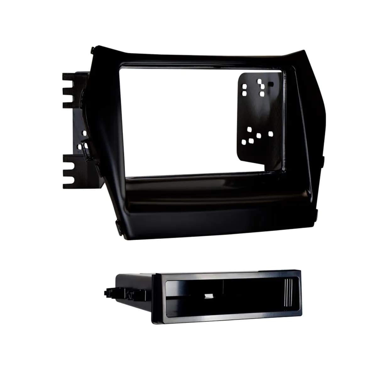 Custom Fit Mounting Kit; ISO DIN Radio Provision w/Pocket; Incl.: Radio Panel/Radio Brackets/Pocket/Screws;