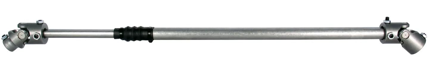 Borgeson - Steering Shaft - P/N: 000904 - 1972-1975 Jeep CJ heavy duty telescopic steel steering shaft. Connects from factory column to steering box. For Jeeps with power steering.