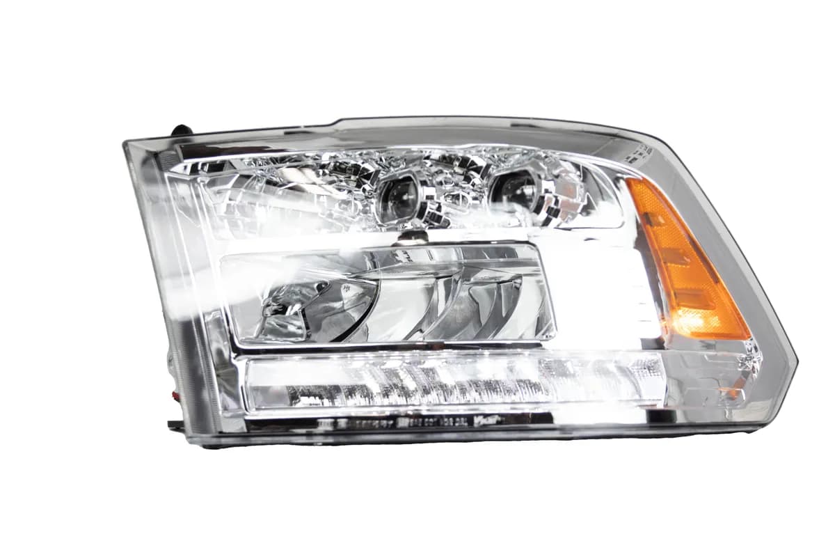 1318 RAM 1500 1500 Classic Full LED High/Low Beam Sequentail Head Lightchrome/Clear Renegade