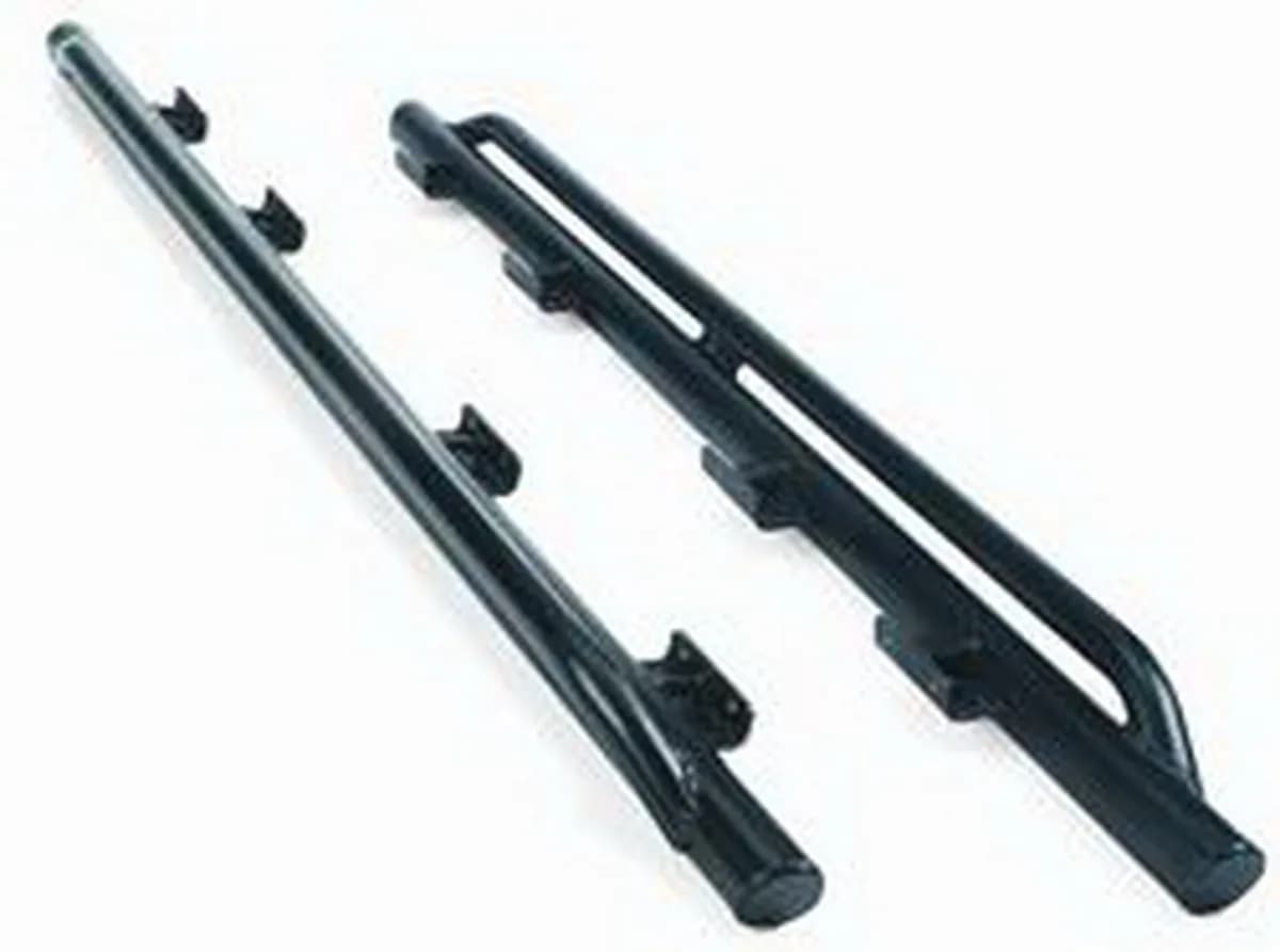 WARN - Flat; Powder Coated; Black; Steel