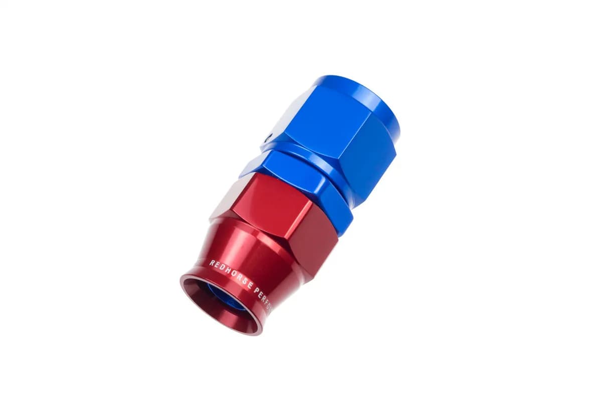 10 an Straight Ptfe Reusable Hose End Blue