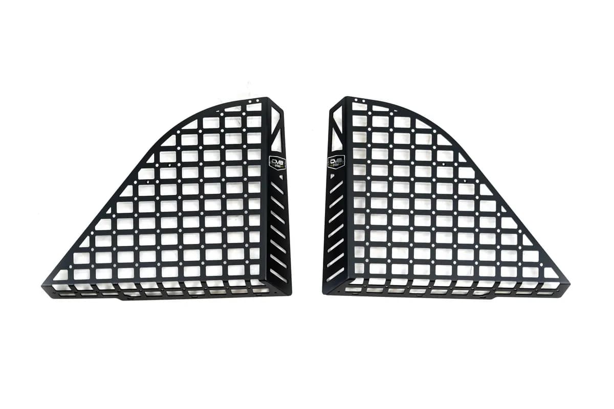 2018-2025 Jeep Wrangler 4-Door DV8 Offroad Rear Window Pocketed Molle Panels
