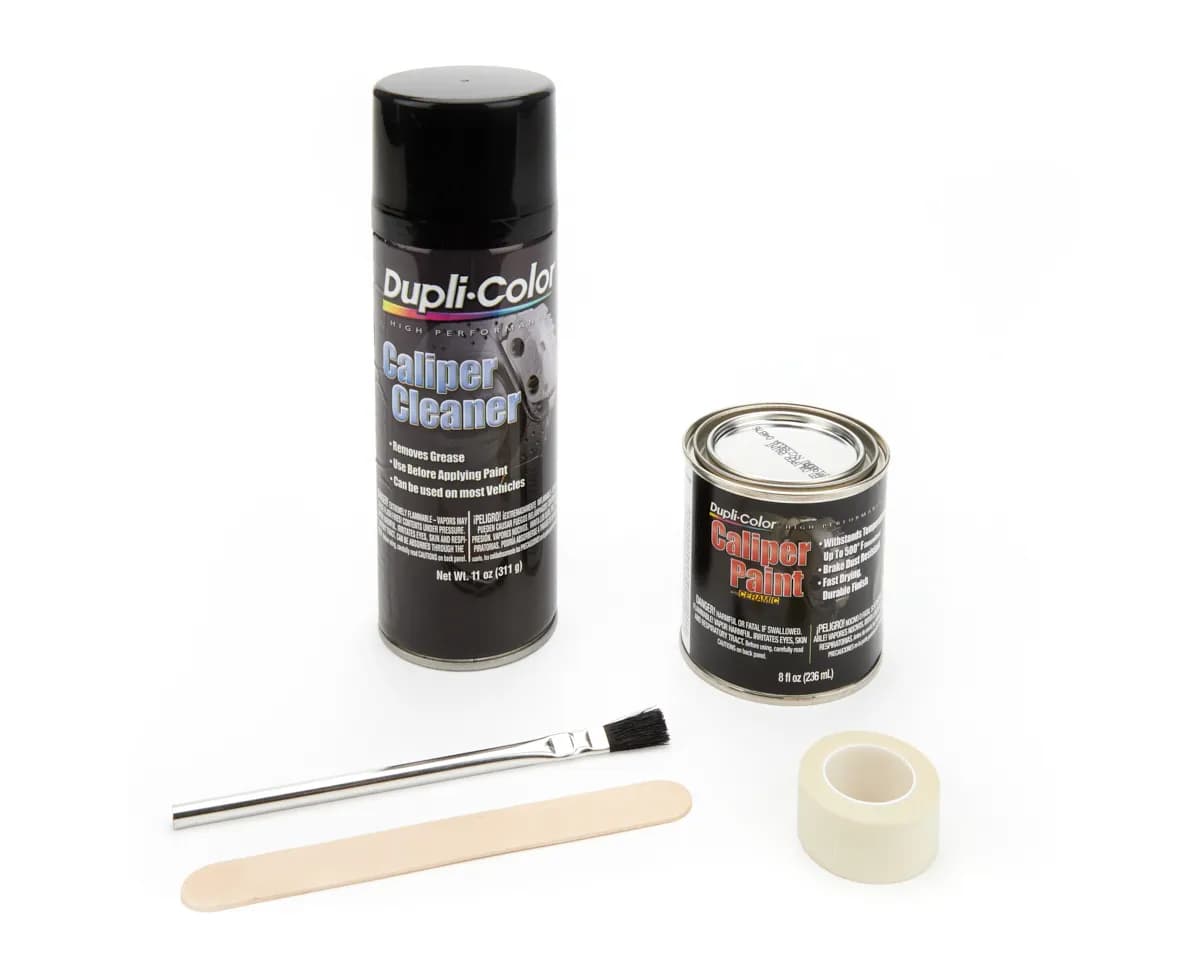 Brake Caliper Kit; Red; 8 Oz. Halfpint/Aerosol Kit