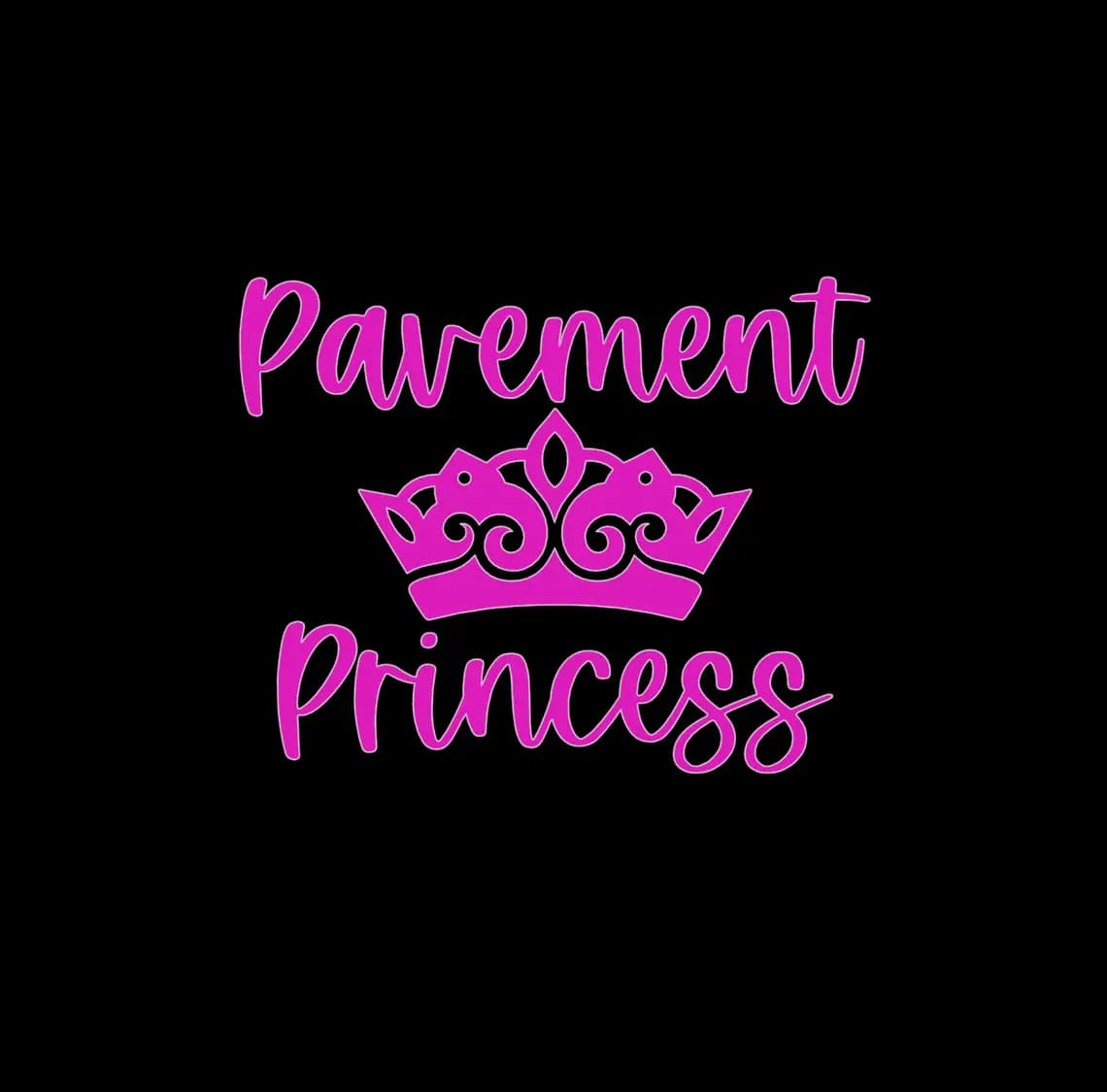 Hect Creations Pavement Princess Decal for Jeep - 4" x 3.15"