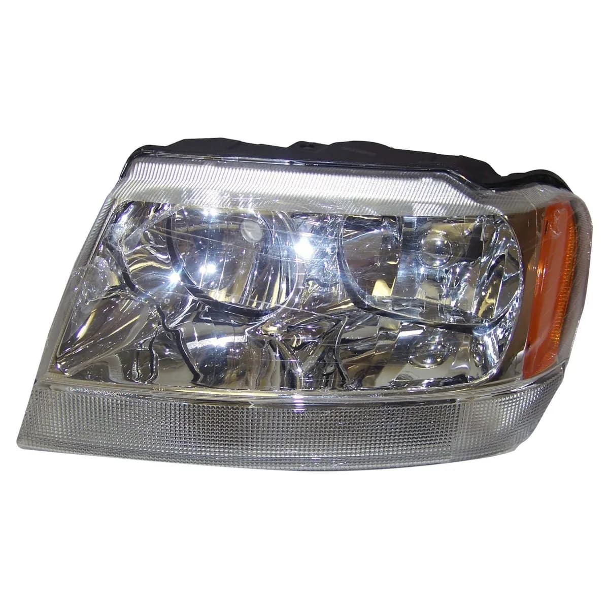 1999-2004 Grand Cherokee WG WG (Europe) model only; w/o headlamp leveling system; includes park & turn amps; LHD; Premium & Sport Models: Left