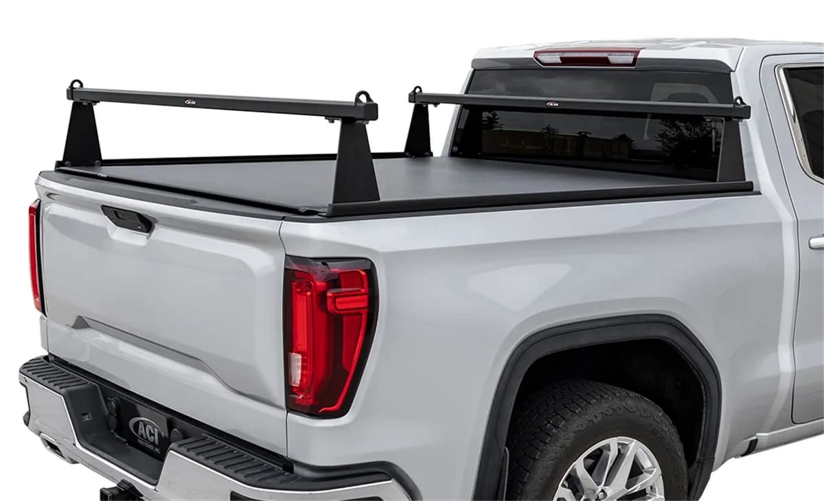 ADARAC™ Aluminum M-Series Truck Bed Rack System; Matte Black Finish; Bolt On;