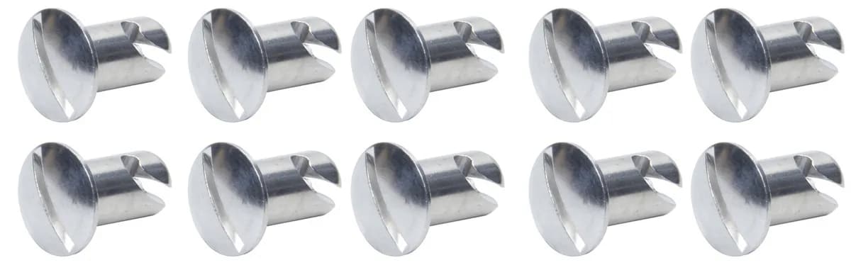 Oval Head Dzus Buttons .550 Long 10 Pack