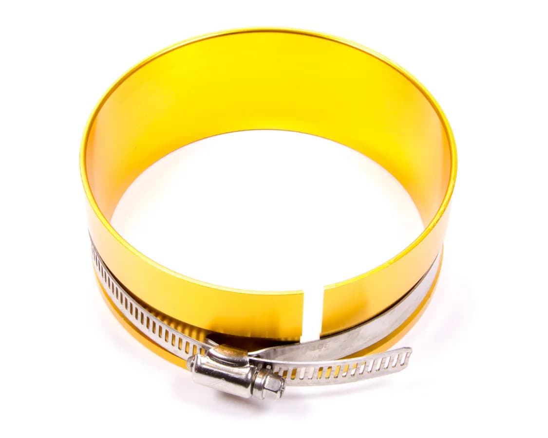 Adjustable Piston Ring Compressor Tool Unit has a 4.125-4.205 Inch Bore Range Gold Anodized Aluminum Proform
