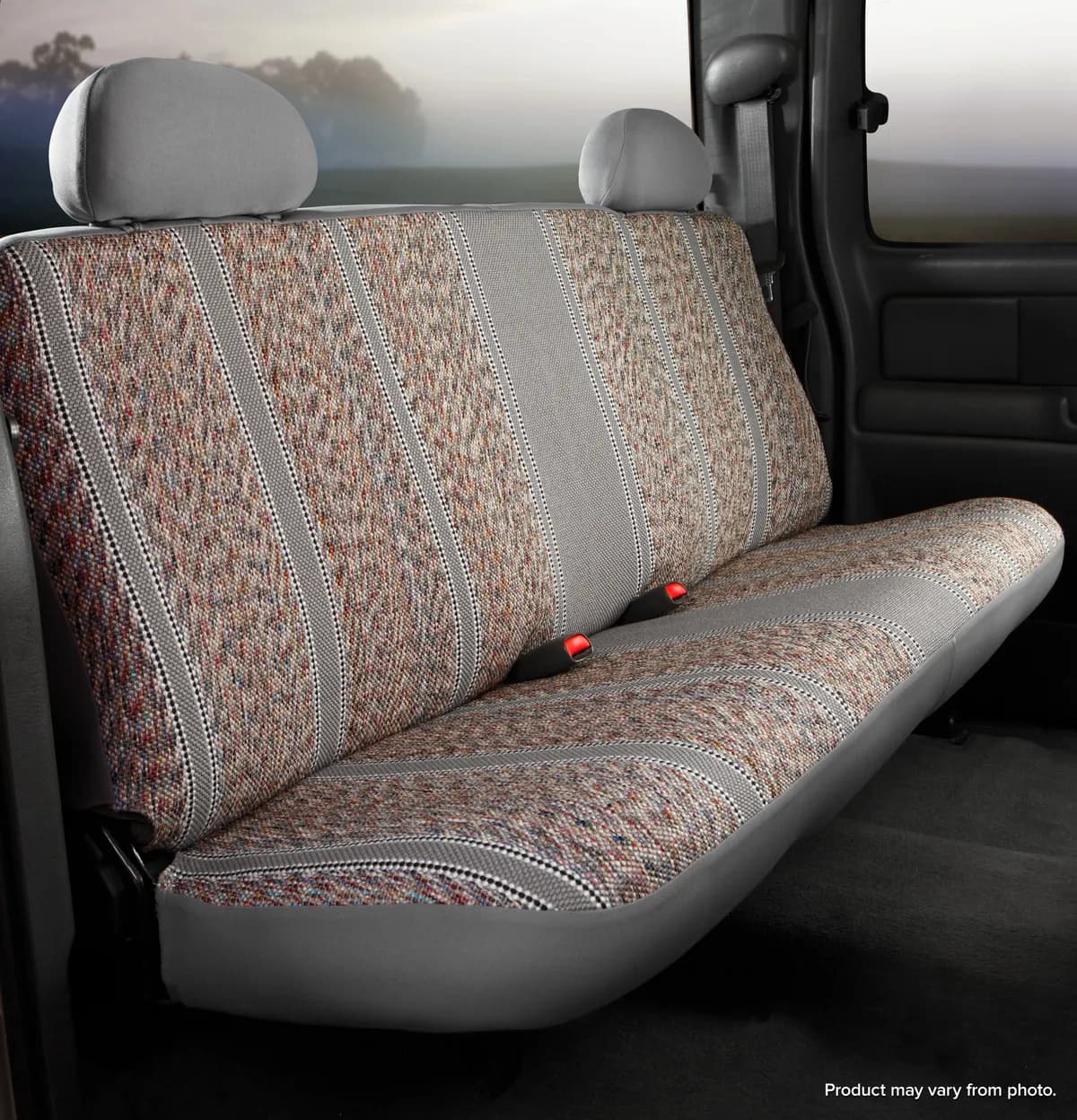 FIA TR45-12 GRAY TR40 Series - Wrangler Saddleblanket Custom Fit Rear Seat Cover - Gray