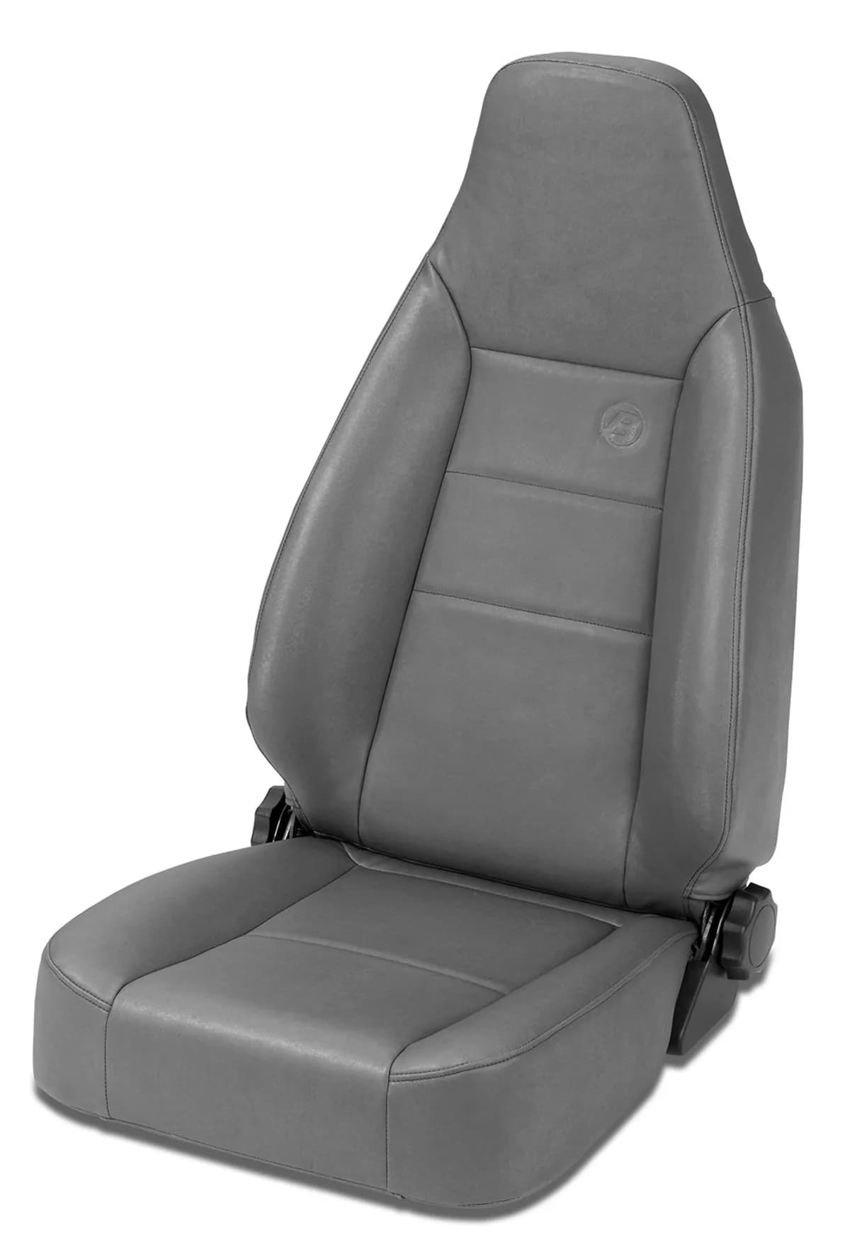 Charcoal/Gray Trailmax II Seats Trailmax II Sport Seat, Front, all vinyl Jeep 76-06 CJ7 & Wrangler; 97-02 req. Adapter 51256; 03-06 req. Adapter 51245 Drvr/51248 Psngr