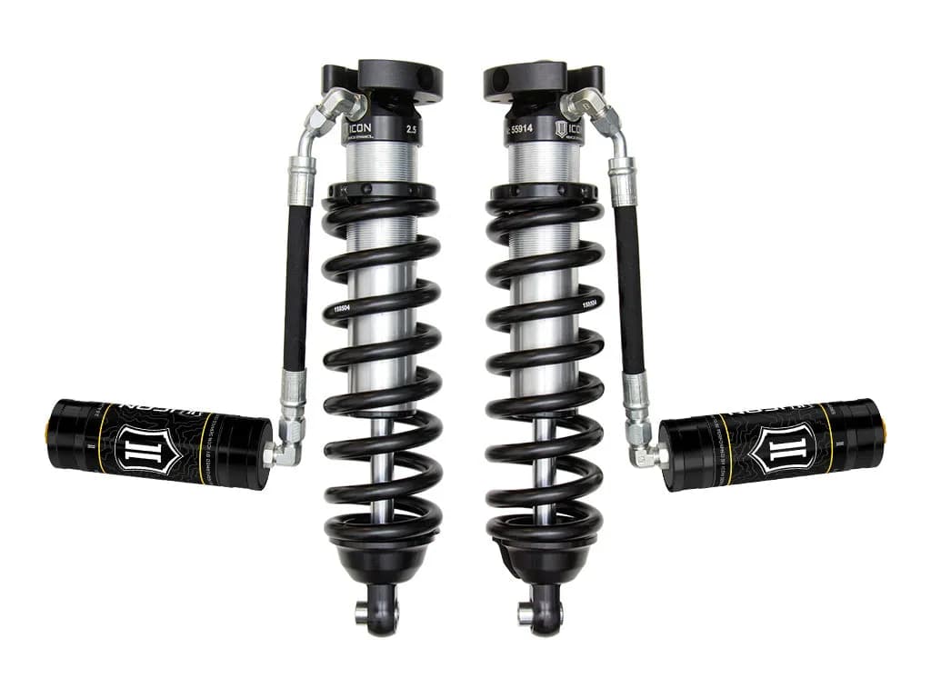 ICON 1996-2004 Toyota Tacoma, 0-3" Lift, Front,V.S. 2.5 Series Coilover Kit, Extended Travel, Remote Reservoir, 700 lbs/in Spring Rate