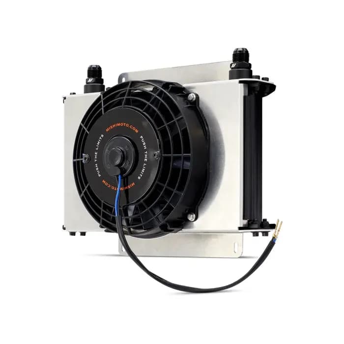 Mishimoto Universal Oil Cooler Kit, 25-Row Cooler with 8" Fan