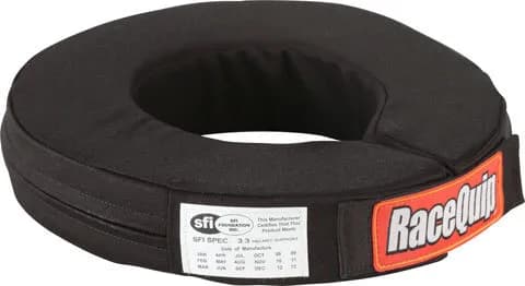 360 Degree Sfi 3.3 Certified Helmet And Neck Support Collar; Black