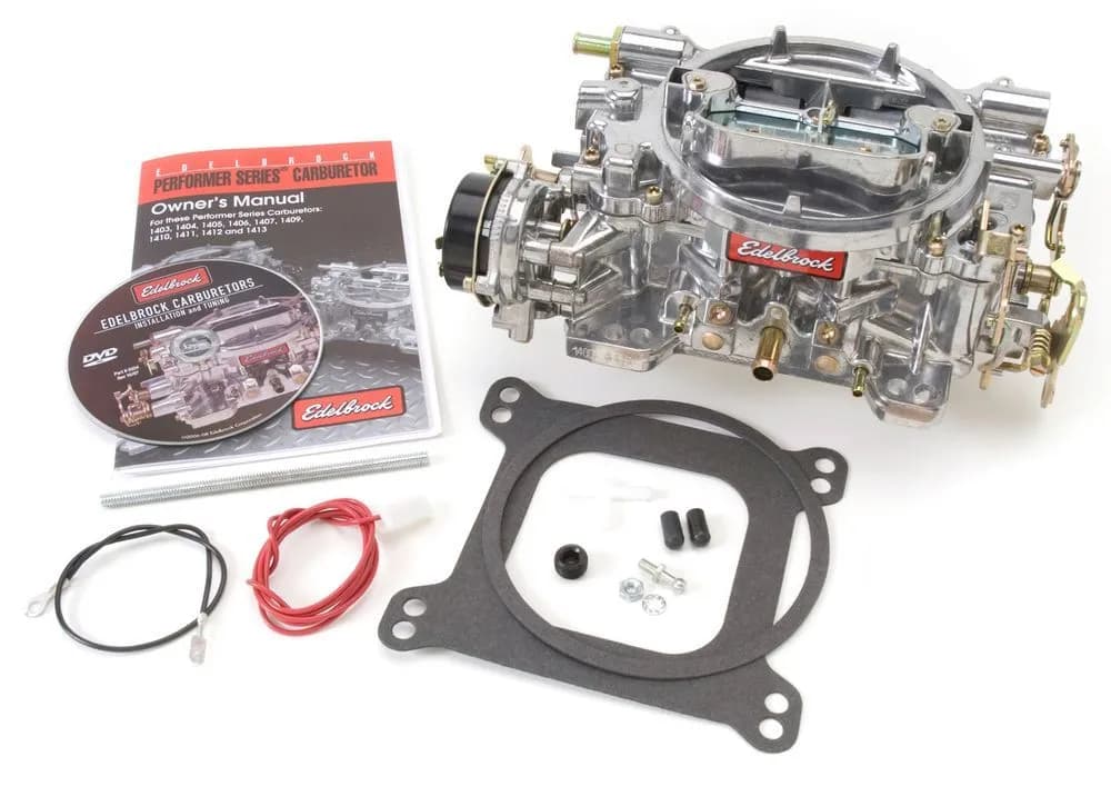 Edelbrock 1400 Performer 600 Series Carb #1400, 50 State Legal 1980 & older GM V8, non-feedback