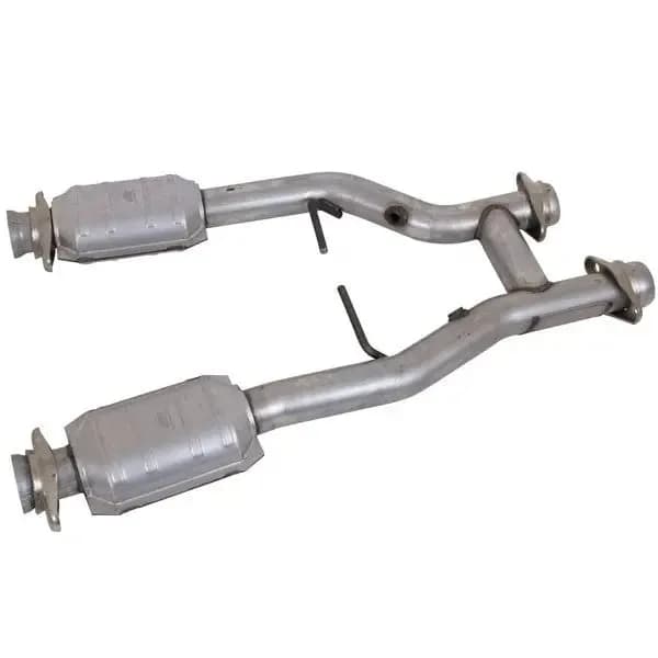 1996-2004 Mustang Gtcobra 2.5 Short Mid H-Pipe Wconverters